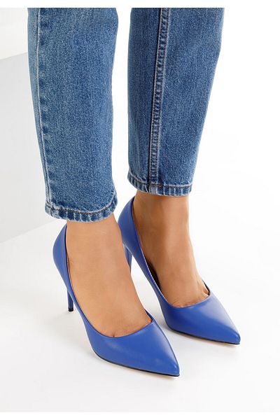 B T Shoes Pantofi Stiletto Albastri Donia