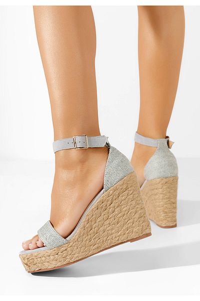 B T Shoes Sandale Cu Platforma Siarra Albastre