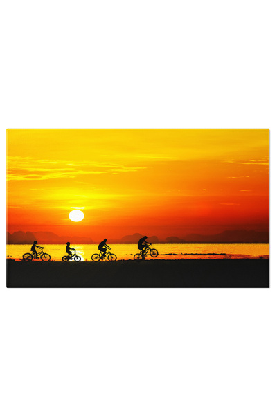 StoryGift Romania Tablou Canvas - Bucuria Copilariei - Plimbare Cu Bicicleta