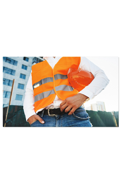 StoryGift Romania Tablou Canvas - Artezania Constructiilor: Muncitorul Si Pas...