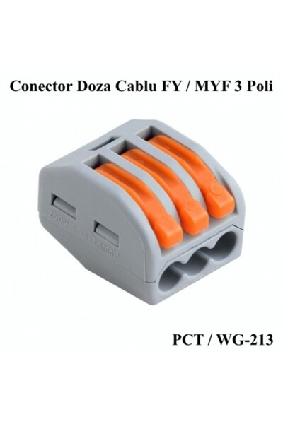 CLASSLIGHTS Conector rapid cu 3 poli, ElectroAZ