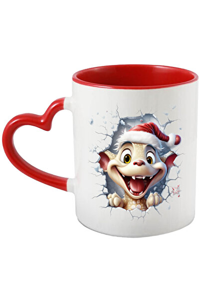 StoryGift Romania Cana Cu Un Animalut Vesel Care Scoate Capul Printr-un Zid D...