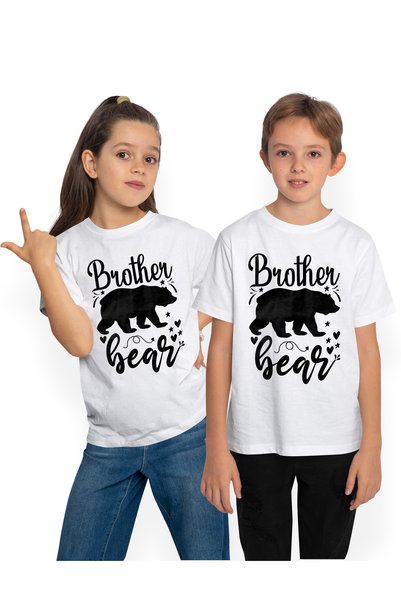StoryGift Romania Παιδικό T-shirt με σχέδιο αρκούδας και το μήνυμα "Αρκούδος ...