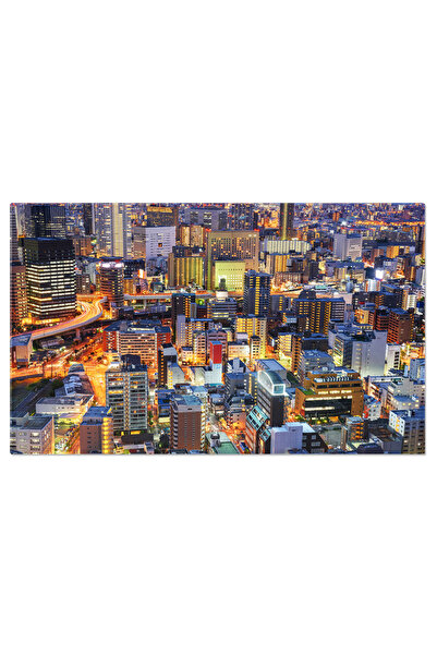 StoryGift Romania Tablou Canvas - Nopti Stralucite: Zgarie-nori, Oras: Arhite...