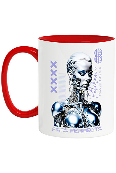 StoryGift Romania Cana Femeie Portret Robot Perfecta Puternica Lumea Digitala...
