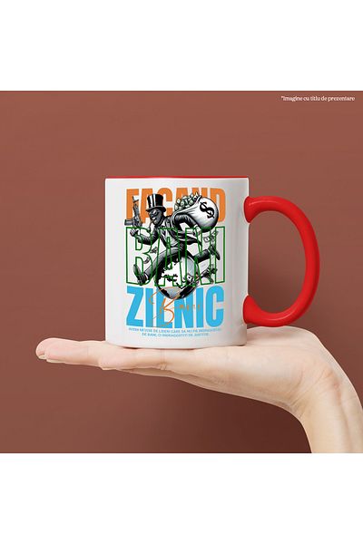 StoryGift Romania Making Money Daily Mug - Global Leaders, Justice, Dollars, 330ml, Ceramic with Ma, With, STG
