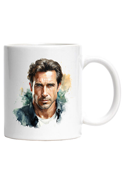 StoryGift Romania Mug With Pierce Brosnan, Actor, Celebrity, Movie, Multicolo...