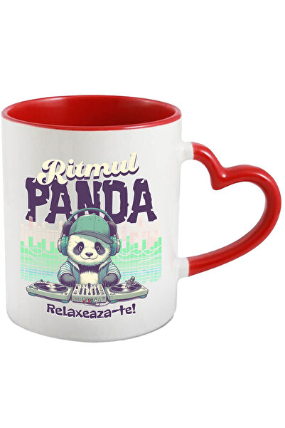 StoryGift Romania Cana Ritmul Panda. Relaxare Distrctie Petrecere, 330ml, Cer...
