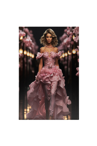 StoryGift Romania Tablou Canvas: Nunta In Roz Accesorii De Mireasa, Imbracami...