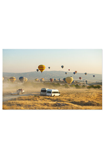 StoryGift Romania Tablou Canvas Balonul Aterizeaza, Balon, Cappadocia, Peisaj...
