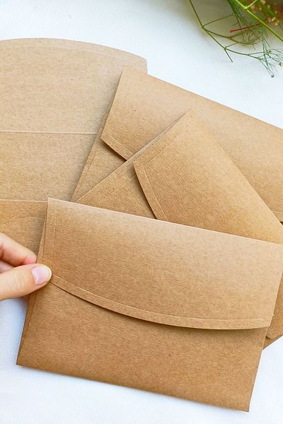 Dekorden 14X20 cm Thick Invitation Envelope - 100 Pieces