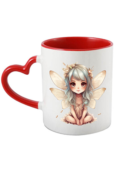 StoryGift Romania Cana Cu O Fetita Dragalasa | Zana | Aripi | Rochita | Floricele Prin Par | Vesel, Cu ,stg