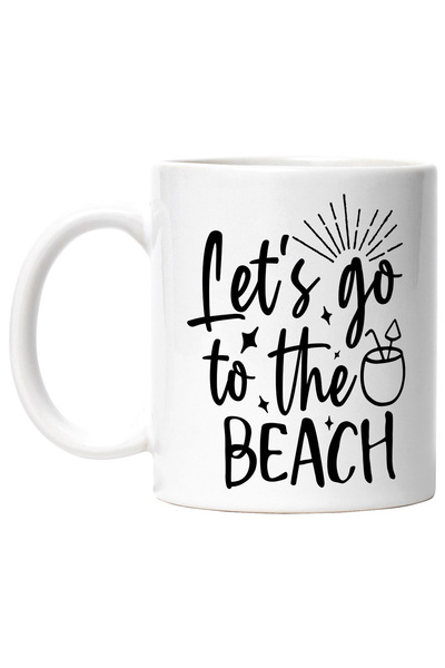 StoryGift Romania Cana Cu Mesajul "let's Go To The Beach" - Hai Sa Mergem Pe ...