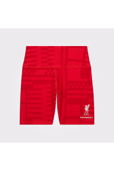 Converse x LFC Desenli Kadın Kırmızı Tayt