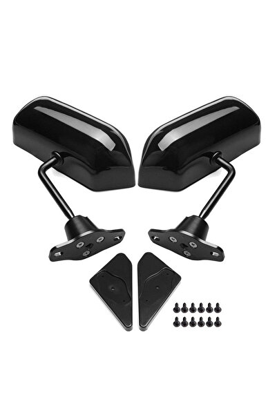 Choice Glossy Black 2PCS F1 Style Car Side Wide Angle Wing Rearview Mirrors For Rav4 Mazda3 RX7 Sxe10 Fit G