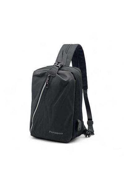 Ponasoo Ponasoo Crossbody Backpack with Adjustable Strap for Men and Women - Casual - Fully Waterproof