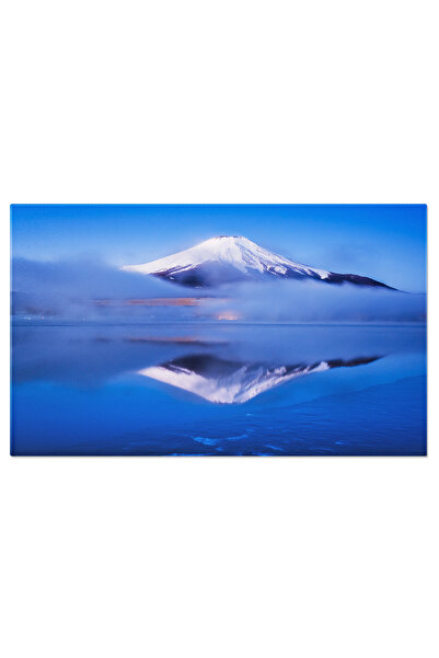 StoryGift Romania Tablou Canvas - Reflexii Pe Lacul Kawaguchiko: Fuji, Grass,...