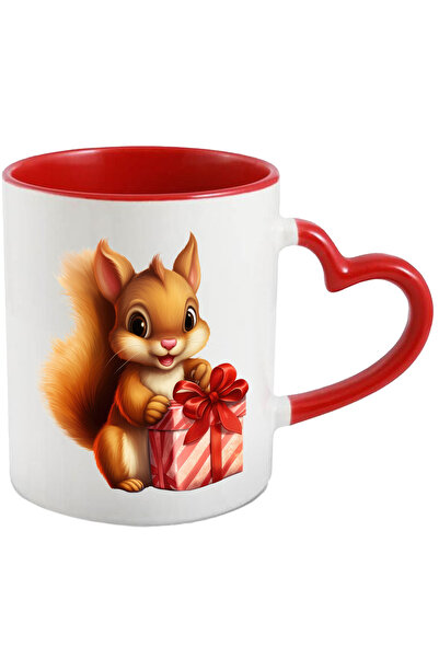 StoryGift Romania Cana Cu O Veverita Care Are Un Cadou | Ilustratie | Dar | V...