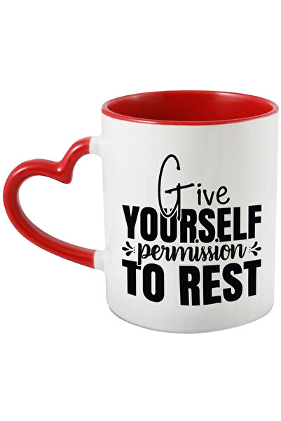 StoryGift Romania Cana Cu Mesaj Incurajator In Engleza "give Yourself Permiss...