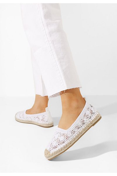 B T Shoes Women's Espadrilles Seinia White
