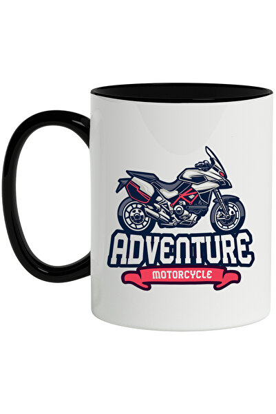 StoryGift Romania Mug With Message In English Adventure Motorcycle, Motorcycl...