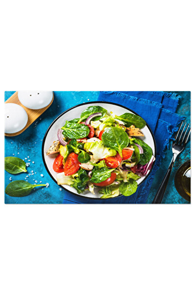 StoryGift Romania Tablou Canvas Salata Verde Cu Pui Si Legume O Combinatie Cu...