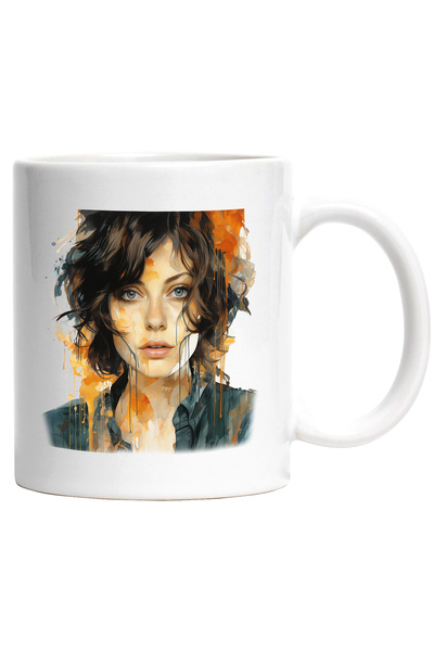 StoryGift Romania Cana Cu Jennifer Connelly, Actrita, Celebritate, Artist, Multicolor 330 Ml, Cera, Cu ,stg