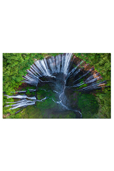 StoryGift Romania Tablou Canvas: Cascadele Java, Inconjurat De Jungla Verde, ...