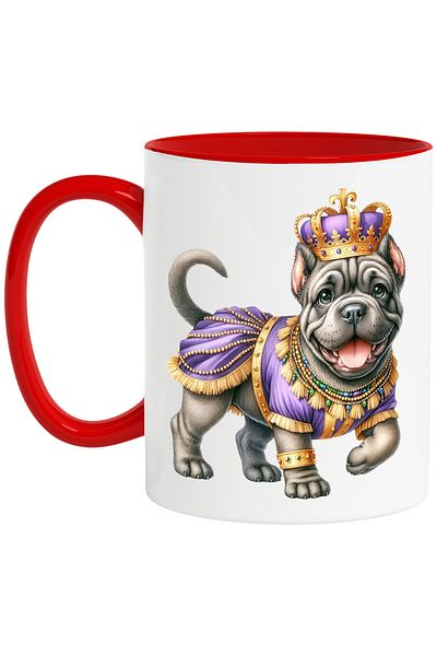 StoryGift Romania Mug with a playful and curious puppy | illustration | at the circus | show | acrobatics, With