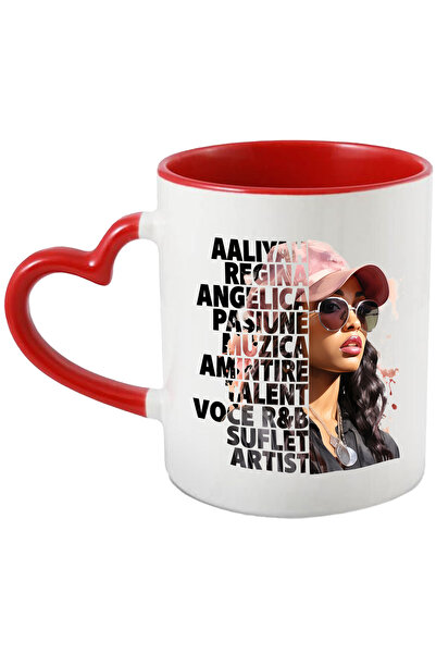 StoryGift Romania Cana Cu Aaliyah, Regina, Angelica, Pasiune, Muzica, Multicolor 330 Ml, Ceramica , Cu ,stg