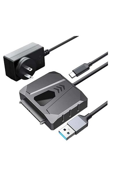 Orico Sata Cable Adapter Usb 3.0 To Sata Iii Cable For 3.5" Hdd/ssd Hard Drives, Supports Uasp, 12v
