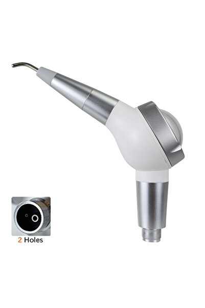 Choice3 جهاز تلميع الأسنان DN أبيض بفتحتين بتقنية تدفق الهواء Easy Jet، قطعة ...