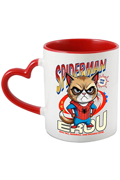 StoryGift Romania Cana Cu Pisica Morocănoasă / Grumpy Cat Pisica In Costum De...