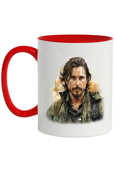 StoryGift Romania Mug With Matthew McConaughey, Actor, Celebrity, Movies, Multicolor 330 ml, Ceram, With