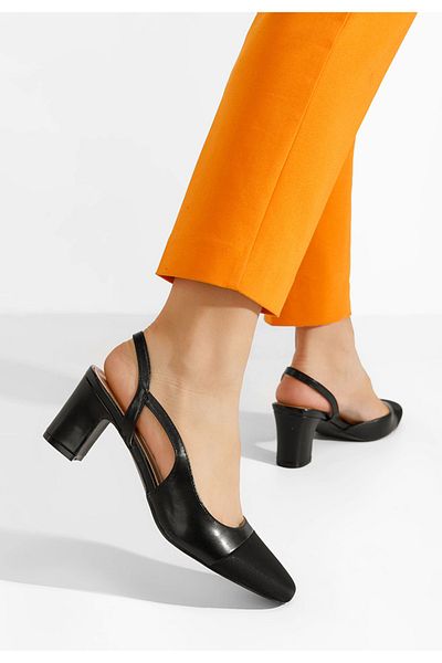 B T Shoes Pantofi Slingback Emesa Negri