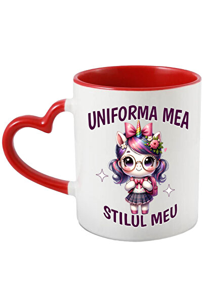 StoryGift Romania Cana Uniforma Mea, Stilul Meu Fata Unicorn Gata De Scoala, ...