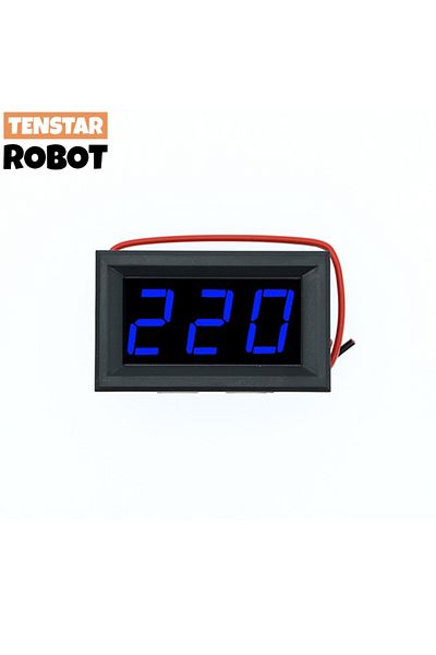 Choice Blue Ac 70-500v 0.56" Led Digital Voltmeter Voltage Meter Volt Instrument Tool 2 Wires Red Green Blu