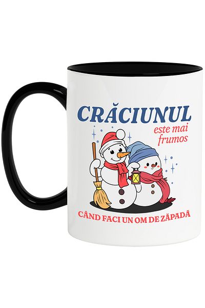 StoryGift Romania Christmas is more beautiful when you make a snowman mug, family celebration, 330, Cu