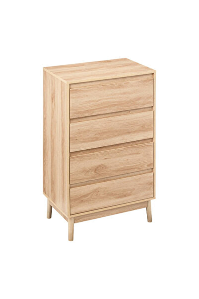 Five Simply Smart خزانة أدراج أبانا ذات أربعة أدراج بتأثير خشب البلوط الطبيعي...