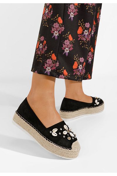 B T Shoes Andoria Women's Espadrilles Black