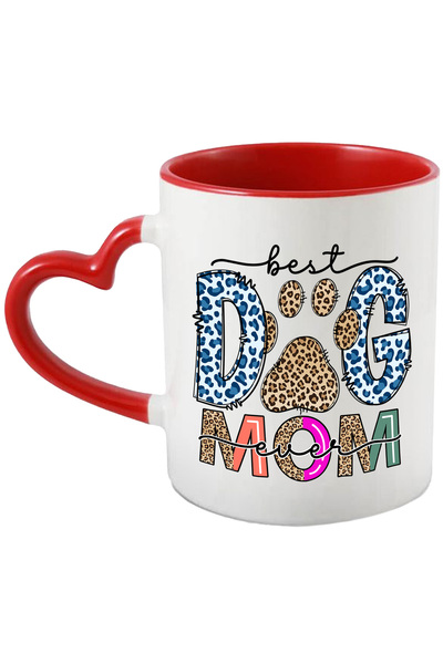StoryGift Romania Cana Cu Mesajul "best Dog Mom Ever", Caine, Animal De Compa...