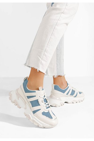 B T Shoes Sneakers Dama Cu Platforma Alonna Albastri