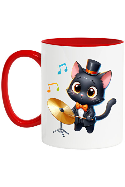 StoryGift Romania Cana Cu O Pisica Neagra Care Bate La Tobe, Ilustratie, Note...