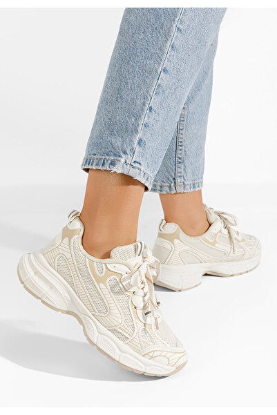 B T Shoes Sneakers γυναικεια Nienna D2 μπεζ