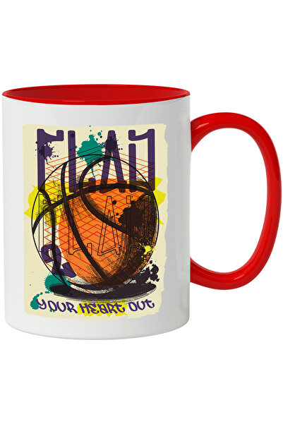 StoryGift Romania Cana Cu Mesaj In Engleza Play Your Heart Out, Baskeball, Mi...