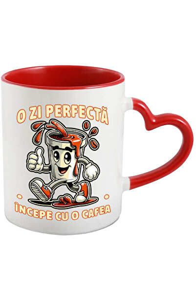 StoryGift Romania Cana O Zi Perfecta Incepe Cu O Cafea Energie, 330ml, Cerami...