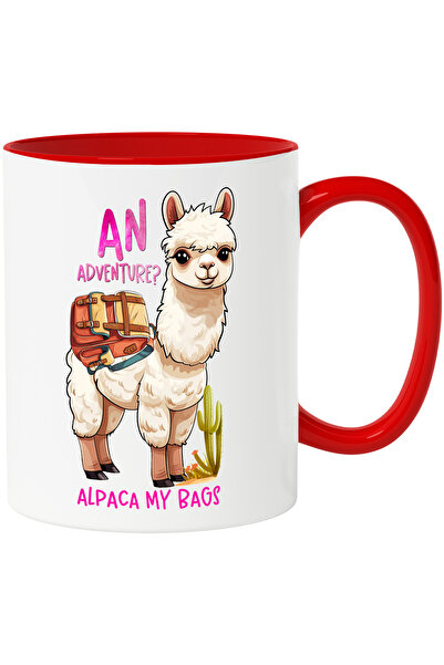 StoryGift Romania Cana Cu Alpaca Cu Ghiozdan Cu Mesajul "an Adventure? Alpaca...