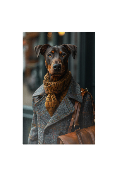 StoryGift Romania Tablou Canvas: Portretul Unui Câine Cu Gusturi Rafinate La ...