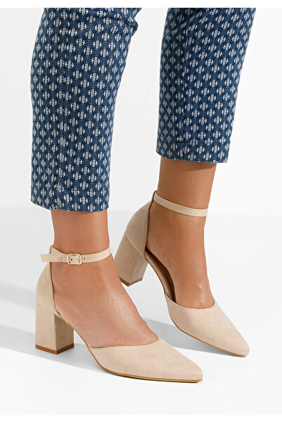 B T Shoes Γοβες Alivila V2 μπεζ