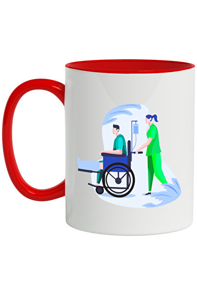 StoryGift Romania Cana Cu Asistenta, Pacient, Ghips, Scaun Cu Rotile, Multico...